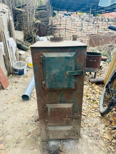 продам буржуйку: Твердотопливный котёл Б/у, Для дома, Тип управления: Механический — 3