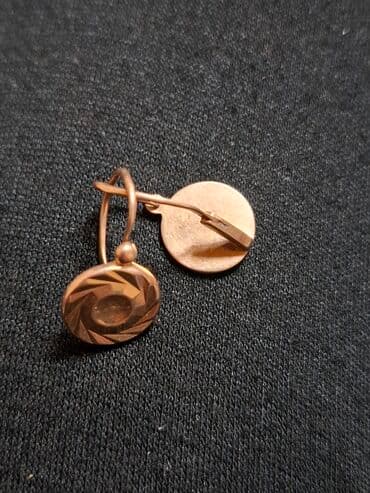 свадебные платья в бишкеке фото и цены: Серьги, Проба 583, Без вставки, Женские, Б/у — 3