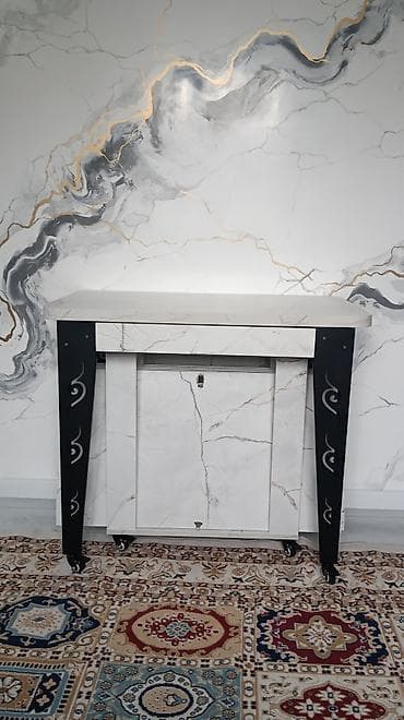 Столы-трансформеры: Стол трансформер Другое назначение, Раскладной стол, цвет - Белый — 1