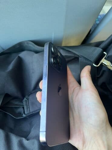 купить макбук м1 бу: IPhone 14 Pro, Колдонулган, 256 ГБ, Deep Purple — 5