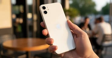 телевизор бу бишкек: IPhone 11, Б/у, 128 ГБ, Белый, Защитное стекло, 100 % — 1