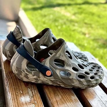 красивые кроксы: Мужские сандалии, 42, Merrell, Новый, цвет - Бежевый — 1