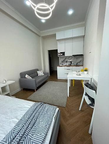 аренда квартиры в бишкеке на длительный срок: Студия, Без подселения, С мебелью полностью — 1