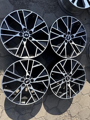 Литые Диски R 19 Hyundai, Комплект, отверстий - 5, Б/у — 3