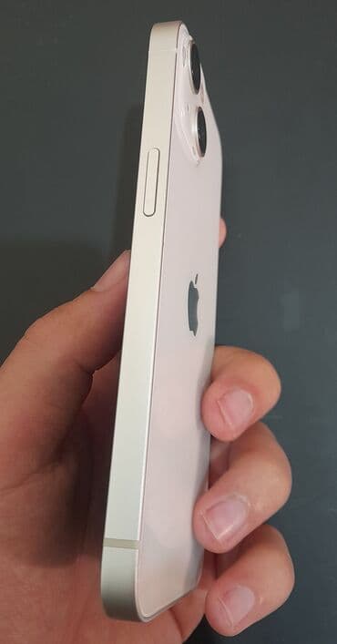 iphone 13 lalafo: IPhone 13, Б/у, 128 ГБ, Старлайт, Зарядное устройство, Защитное стекло, Чехол, 85 % — 4