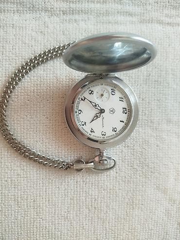 Зер буюмдар: Классикалык сааттар саат, Россия, Советтик (СССР), Эркектердики, Колдонулган — 5