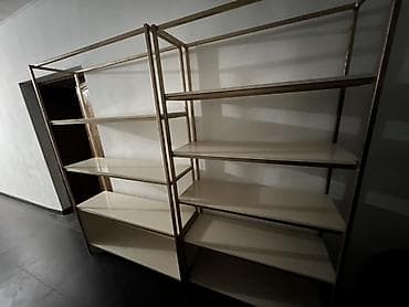 габариты: Стеллажи металлические с полками из ЛДСП - Конструкция: модульные — 4