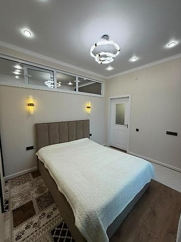Недвижимость: 2 комнаты, 55 м², Элитка, Асанбай мкр Элитка, 13 этаж, Евроремонт — 2