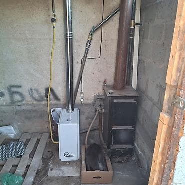 конвектор газовый: Газовый напольный котёл «Гефест» с дымоходом Описание: - Напольный — 1