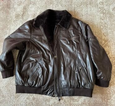 винтажные одежды: Эркектердин курткасы, Жаңы, түсү - Күрөң, Өзү алып кетүү — 1