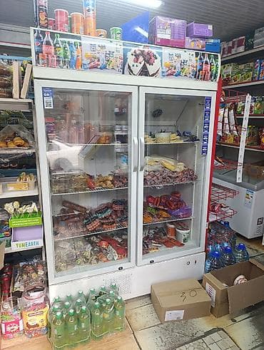 Двухдверный холодильный шкаф-витрина для магазина - Форм-фактор