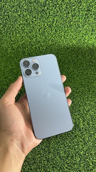 IPhone 13 Pro Max, Б/у, 256 ГБ, Голубой, Защитное стекло, Чехол, 88 % at lalafo.kg IPhone 13 Pro Max, Б/у, 256 ГБ, Голубой, Защитное стекло, Чехол, 88 %