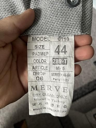 пошив верхней одежды: Мужской трехпредметный костюм MERVE (жилет + пиджак + брюки) с — 3