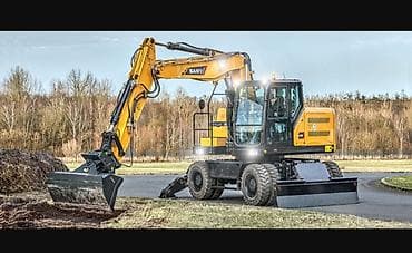 krone sd: Экскаватор, Hyundai, Колесный — 1