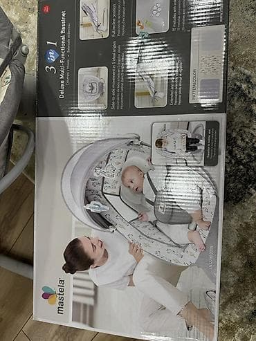 Мебель: Качалка-люлька Mastela 3-в-1 Deluxe Multi-Functional Bouncer - — 6