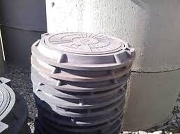 колцо бетон: 2 метровый 1.5 метровый 1 метровый канализация делаем кольца калодец — 6