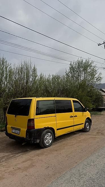 Аренда транспорта: Mercedes-Benz Vito (W638) — жёлтый пассажирский/комбинированный — 3