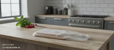 набор эмалированной посуды: Разделочная доска с ручкой - Материал: дерево (светлая шлифованная — 1