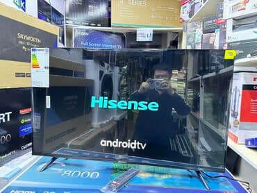 сабвуфер: Телевизор LED Hisense 43A5730FA с тонким черным корпусом оснащен — 2