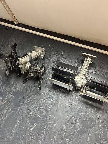 Фрезерный модуль для мотоблока/культиватора с редуктором - Узел в