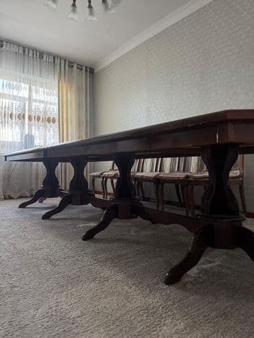 стол дубовый раздвижной: Зал үчүн үстөл, Колдонулган, Бүктөө эмес, Oval — 3