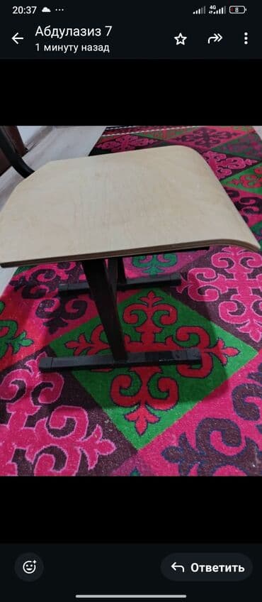 стол офисный для руководителя: Парта стуля гнутыми фанерами — 2