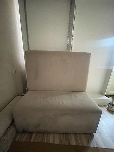 Мебель: Банкетка, Без полок, цвет - Бежевый — 1