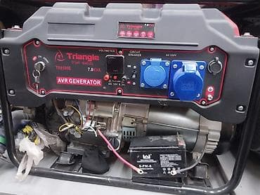 gps tracker: Бензиновый генератор Triangle TR8500E, 7.0 kVA (AVR) - Номинальная — 3