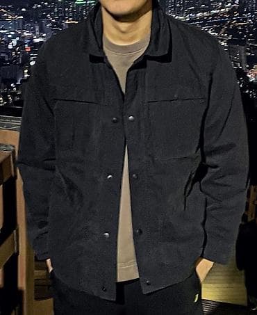 приталенные куртки: Мужская куртка-рубашка от корейского бренда NIX.цвет Charcoal — 2