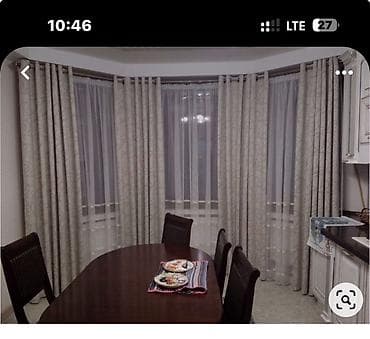 Комплект штор для эркерного окна - Шторы: плотные портьеры