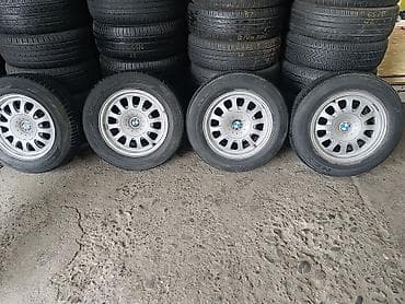 Колеса в сборе 205 / 65 / R 15, Лето, Б/у, Комплект, Легковые, Литые, отверстий - 5