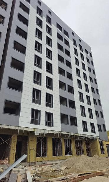 75: 3 комнаты, 75 м², Аламедин-1 мкр 2 этаж, ПСО (под самоотделку) — 3