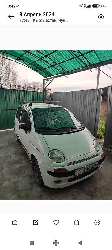 Daewoo Matiz: 1998 г., 0.8 л, Механика, Бензин, Хэтчбэк