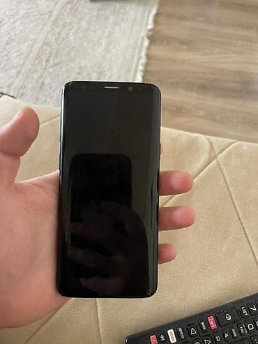 телефон s9: Samsung Galaxy S9, Б/у, 64 ГБ, цвет - Черный, 2 SIM — 1