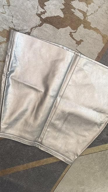 жынсы шым: Юбка, Юбканын модели: Түз, Мини, Белден — 2