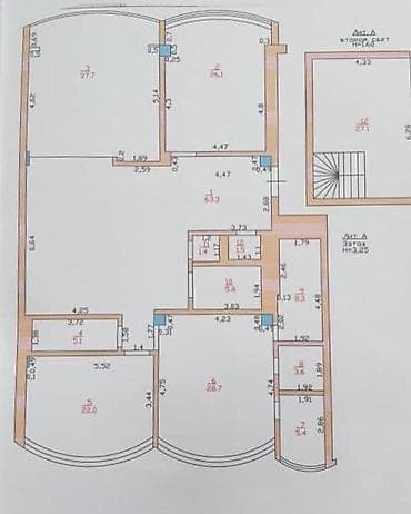 закрытый городок ницца: 4 комнаты, 235 м², Элитка, Готовая ПСО (под самоотделку) — 9