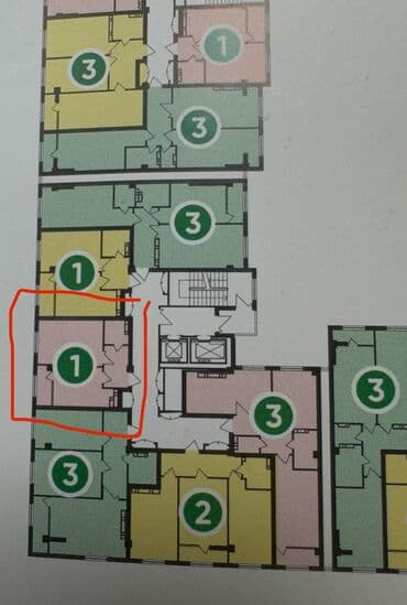 дом на иссык куле купить: 1 бөлмө, 40 м², Элитка, 6 кабат, ПСО (өзү оңдоп түзөтүп бүтүү үчүн) — 4