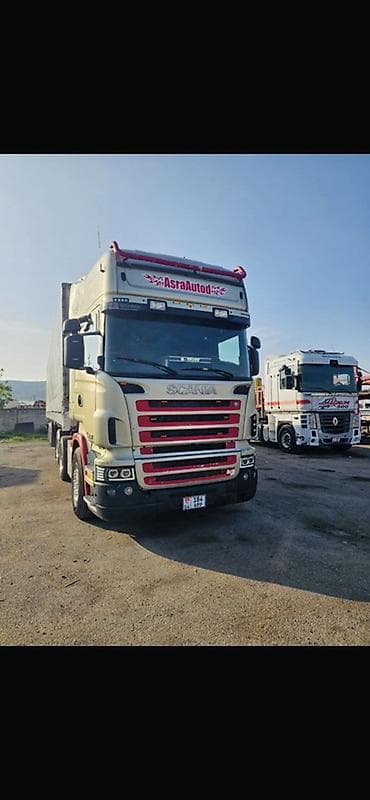 Тягач, Scania, Тентованный