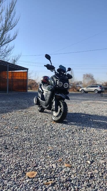 цены на мотоциклы: Скутер/танкскутер в агрессивном стиле, черный цвет. Основные — 6