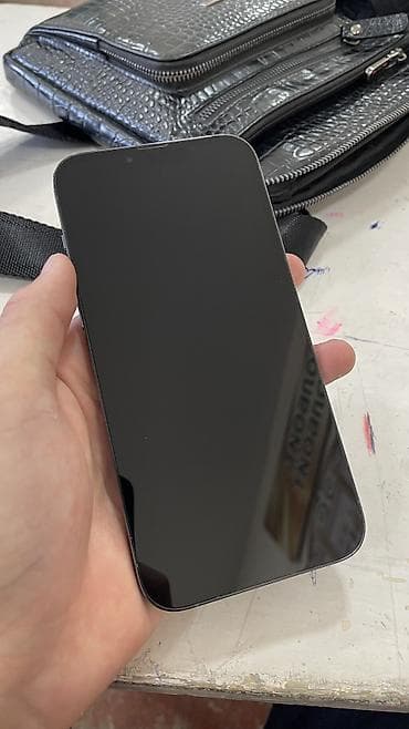 iphone 13 pro max ош: IPhone 13 Pro Max, Б/у, 256 ГБ, Голубой, Защитное стекло, Чехол, 87 % — 3