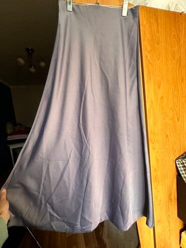 теннисный юбка: Юбка, Миди, Атлас, По талии — 3