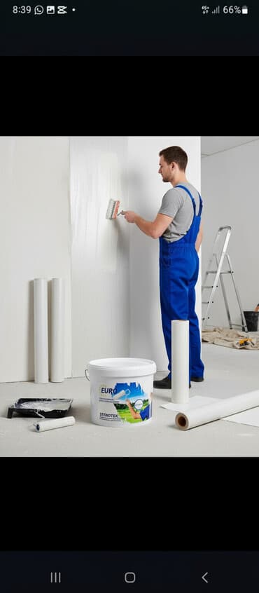 Клей для стеклообоев EURO Stenotek в белом ведре. Дисперсионный клей