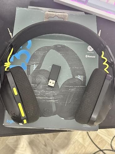 Аудиотехника: Беспроводные гарнитуры, Logitech, Б/у, цвет - Черный — 1