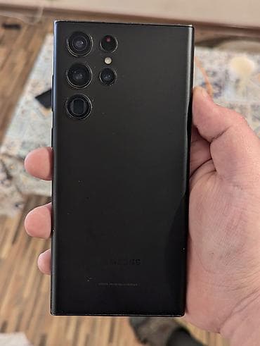 samsung mini: Samsung Galaxy S22 Ultra, Б/у, 256 ГБ, цвет - Черный, 1 SIM — 3