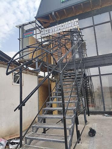 пожарная лестница: Металлическая лестница Для дома, Бесплатный замер — 5