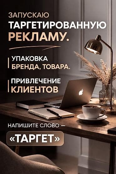 Услуга: настройка и запуск таргетированной рекламы. Что делаю: -