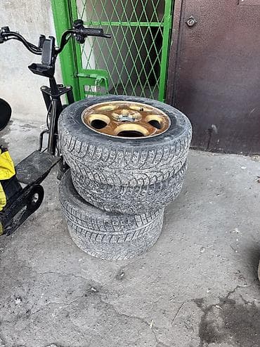 daewoo lanos: Колеса в сборе R 15, Зима, Б/у, Комплект, Легковые, Литые, отверстий - 5 — 2