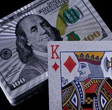 мел бильярдный: Игральные карты «100 Dollars» – эффектная колода для покера и — 1
