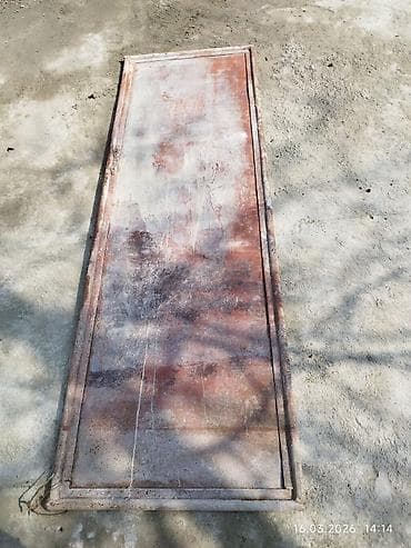 Эшиктер үчүн тетик: Металлическая дверь/створка - Материал: сталь - Конструкция: цельный — 1