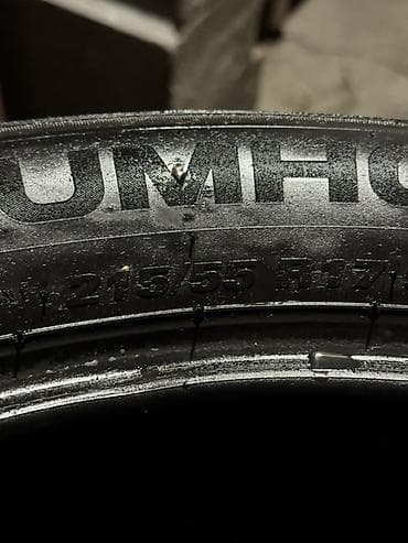 Шины 215 / 55 / R 17, Лето, Б/у, Комплект, Легковые, Kumho — 7